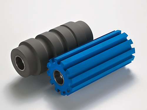 Grooved Rubber Rollers