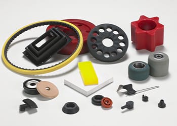 Small Parts, Molded Parts and Prototype Rubber Roller Work
